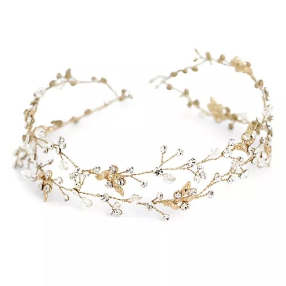 Brides & Hairpins - Gia Double Banded Halo Headpiece​ - Picture 3 of 6